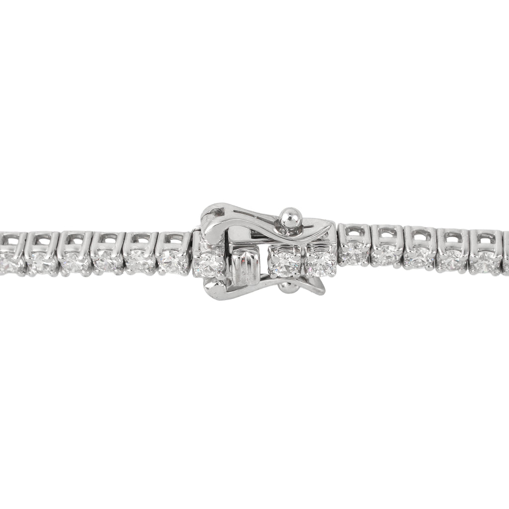 Lab Grown Diamond Tennis Bracelet (2.85 CT) in 10K/14K/18K Gold – VVS EF Round Diamonds – 7 Inch Classic Luxury Bracelet