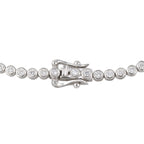 Lab Grown Diamond Tennis Bracelet (2.15 CT) in 10K/14K/18K Gold – VVS EF – 7 Inch Bezel Set Luxury Bracelet