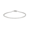 Lab Grown Diamond Tennis Bracelet (1 CT) in 10K/14K/18K Gold – VVS EF – 7 Inch Classic Bezel Set Bracelet